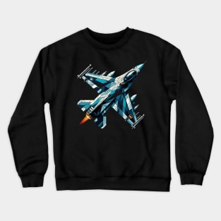 Tactical Geometric Raptor | F-22 Jet Fighter Tee Crewneck Sweatshirt